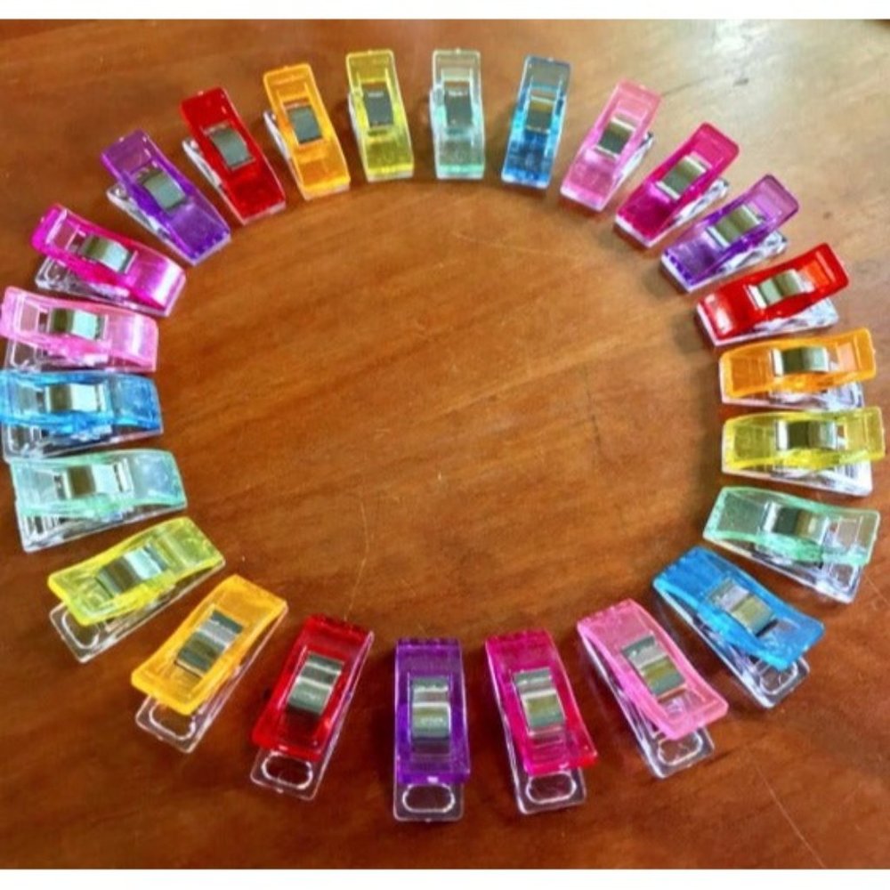 Multipurpose Sewing Clips Pack of 160, with Premium Storage Tin Box Pack